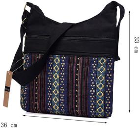 img 1 attached to Модная женская сумка с двумя молниями: сумка на плечо/через плечо из искусственной кожи PU