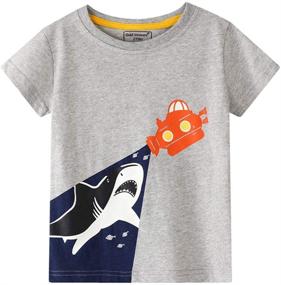 img 3 attached to Toddler Clothing T Shirt 2 8Years7 Dinosaur5T Boys' Clothing in Clothing Sets