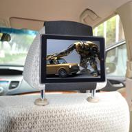 📱 tfy ipad car headrest mount holder – fast-attach fast-release edition - black (ipad 4 / ipad 3 / ipad 2) logo