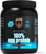 🥚 healthy ‘n fit 100% egg protein - chocolate (12oz): the ultimate all-natural protein powerhouse with natural peptides logo