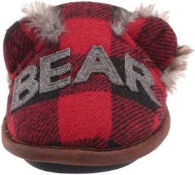 img 3 attached to Dearfoams Unisex Child Buffalo Slipper