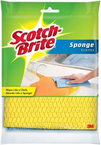 img 1 attached to Scotch-Brite Sponge Cloth, 6 Pack of 2 Sponge Cloths - 6 Sponges Included!