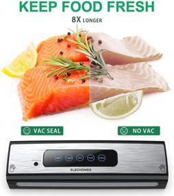 img 3 attached to 🔥 Elechomes V3250 Vacuum Sealer: Ultimate Food Saver with Starter Kit for Sous Vide & Beyond