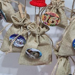 img 2 attached to 🎁 Bulk Burlap Bags: 25-Packs of Drawstring Gift Bags for Parties, Weddings, Holidays, and More!