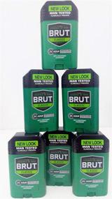 img 3 attached to 🧔 Brut Mens 24 Hour Anti-Perspirant/Deodorant Solid 2 oz Original Scent - Pack of 6