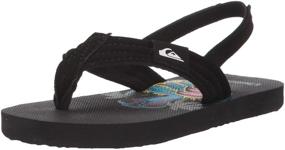 img 4 attached to Quiksilver Molokai Layback Toddler Sandal