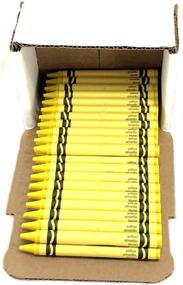 img 1 attached to 50 Yellow Crayons Bulk Regular