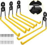 🔩 11-inch sposuit heavy duty garage storage hooks - wall mount utility hooks for garden tools, power tools, ladders, bikes, bulk items, ropes, and more logo