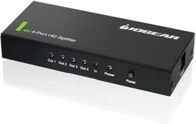img 3 attached to 🔌 IOGEAR GHSP8424 4-Port HDMI Splitter - 4K Ultra HD, Black