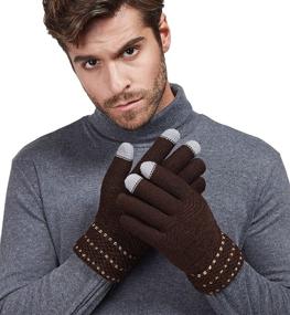 img 2 attached to 🧤 LETHMIK Winter Touchscreen Gloves for Men - Texting Accessories for Gloves & Mittens