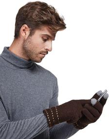 img 1 attached to 🧤 LETHMIK Winter Touchscreen Gloves for Men - Texting Accessories for Gloves & Mittens