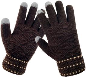 img 4 attached to 🧤 LETHMIK Winter Touchscreen Gloves for Men - Texting Accessories for Gloves & Mittens