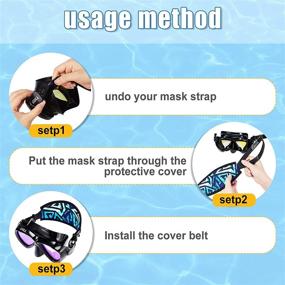 img 2 attached to Pieces Neoprene Swimming Waterproof Snorkel