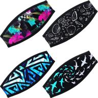 pieces neoprene swimming waterproof snorkel logo