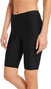 img 4 attached to MAXE Women's High Waisted Sun Protection Swim Surfing Leggings – UPF 50+ Tummy Control &amp; Athletic Tight Fit