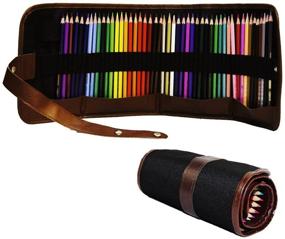 img 4 attached to Bringsine Non-toxic Colored Pencils for Kids & Adults - Assorted 48 Colored Pencils with Pencil Case for Drawing and Coloring, Ideal for Artists, Sketching, and Secret Garden Coloring Book (Not Included)