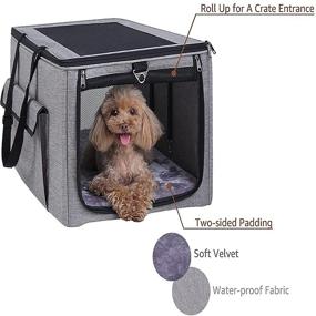 img 2 attached to Unipaws Travel Collapsible Kennel Booster