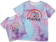 rainbow mothers matching outfits white mini girls' clothing for tops, tees & blouses logo