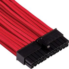 img 3 attached to 🔴 CORSAIR Premium Individually Sleeved PSU Cables Pro Kit for Corsair PSUs – Red, Extended 2-Year Warranty