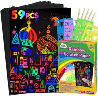 unlock your creativity with zmlm scratch paper art set logo