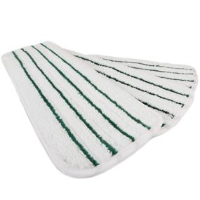 img 3 attached to 🧹 Zwipes Professional Premium Microfiber Finishing Mop Pads - Reusable Floor Mop Pad, 18 Inch, 3-Pack, White/Green Striped: High-quality Cleaning Solution