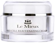 🌸 le mieux bio cell rejuvenating cream: advanced triple peptide facial moisturizer for youthful skin - hyaluronic acid, squalane & rose hip, day & night cream for face & neck (1.75 oz / 52 ml) logo