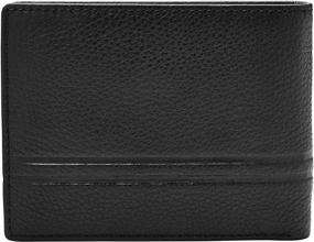 img 1 attached to Кошелек Fossil Men's Flip Bifold - стильные мужские аксессуары для повседневного использования.