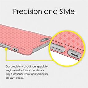 img 2 attached to 📱 AMZER Slim Fit Handcrafted Designer Snap On Hard Shell Case for iPod Touch 6th Gen with Screen Cleaning Kit - A Little Progress Each Day HD Color, Ultra Light Back Case