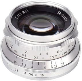 img 2 attached to 📷 7artisans 35mm F1.2 APS-C Manual Focus Lens with Large Aperture - Ideal for Canon Mirrorless Cameras M1 M2 M3 M5 M6 M10 EOS-M Mount (Black)