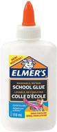 elmer's liquid pva glue, washable, white, 118ml – ideal for crafting slime logo