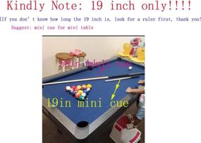 img 3 attached to Stick 19Inch Hardwood Billiard Childs