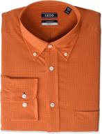 👔 izod regular stretch gingham shirts: stylish men's clothing in shirts logo