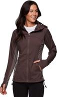 🧥 stay stylish and comfortable with avalanche women's lightweight hybrid zip up jacket – featuring a hood & zipper pockets логотип