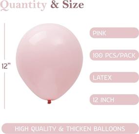 img 2 attached to Birchio 100Pcs Latex Pastel Balloons