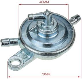 img 1 attached to 🔧 Высокопроизводительный насос топлива с клапаном Gy6 50cc 150cc для Roketa SUNL Taotao китайского скутера, ATV и мотоцикла с 2 портами