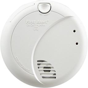 img 2 attached to White Hardwired Smoke Detector BRK 7010B with Photoelectric Sensor and Battery Backup by First Alert