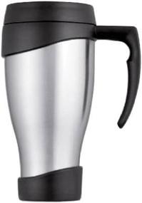 img 1 attached to ☕ Durable Black Thermos Foam Travel Mug - Pack of 1 for Your Travel Needs