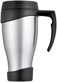 img 4 attached to ☕ Durable Black Thermos Foam Travel Mug - Pack of 1 for Your Travel Needs