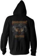 🏍️ harley-davidson military - men's custom zip hoodie, overseas tour edition, smoking eyes skull graphics logo