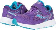 saucony cohesion alternative closure running girls' shoes: top athletic footwear choice logo