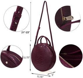 img 3 attached to 👜 Women’s Crossbody Tote with Detachable Handbag & Wallet Combo