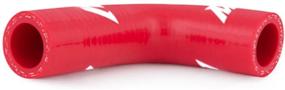 img 3 attached to Mishimoto MMDBH-XR650R-00KTRD Dirt Bike Silicone Hose Compatible With Honda XR650R 2000-2007 Red