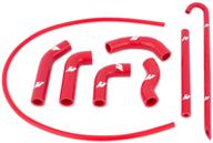 mishimoto mmdbh-xr650r-00ktrd dirt bike silicone hose compatible with honda xr650r 2000-2007 red logo