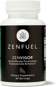 img 4 attached to 💪 Zenfuel Zenvigor: Natural Testosterone Strength Booster to Supercharge Workouts and Achieve Peak Performance - Fenugreek: Energize and Build Muscles for Men, Vegan Plant-Based Supplement (30 Count)