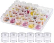 📦 tdotm clear plastic bead storage: 30 storage jars with lid for jewelry, diy art, craft, nail - 1 pack (013) logo