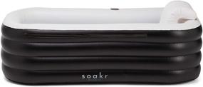 img 4 attached to Experience Ultimate Convenience with SOAKR Portable Bathtub for Adults