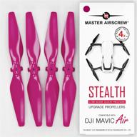 🔴 magenta mas stealth propellers for dji mavic air - set of 4 logo