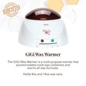 img 2 attached to 🕯️ GiGi Multi-Purpose Hair Removal Wax Warmer Kit: 14 oz Convenience for Smooth & Silky Skin