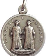 👨 saints cosmas and damian medal - patron saints for healthcare professionals including doctors, surgeons, pharmacists, and dentists logo