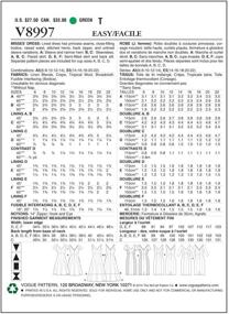 img 2 attached to 👗 Макет шитья платья для девушек - VOGUE PATTERNS V8997, Размер E5 (14-16-18-20-22)